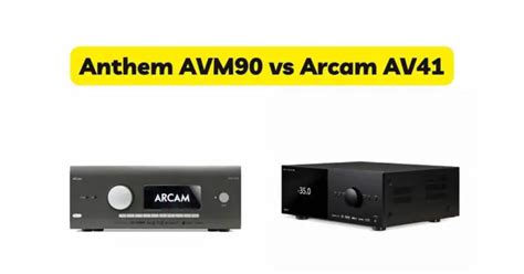 Arcam AV41 AV Processor Front . . Arcam av41 vs anthem avm 90